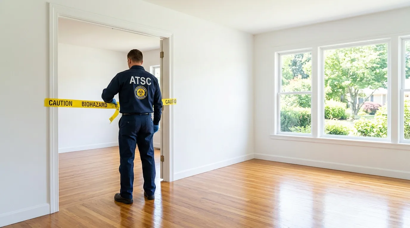 Certified biohazard cleanup crew performing Decomposition Cleanup in Brooklyn